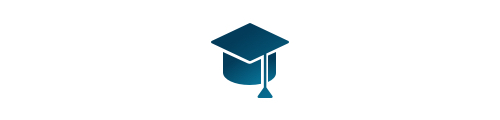 Graduation hat icon