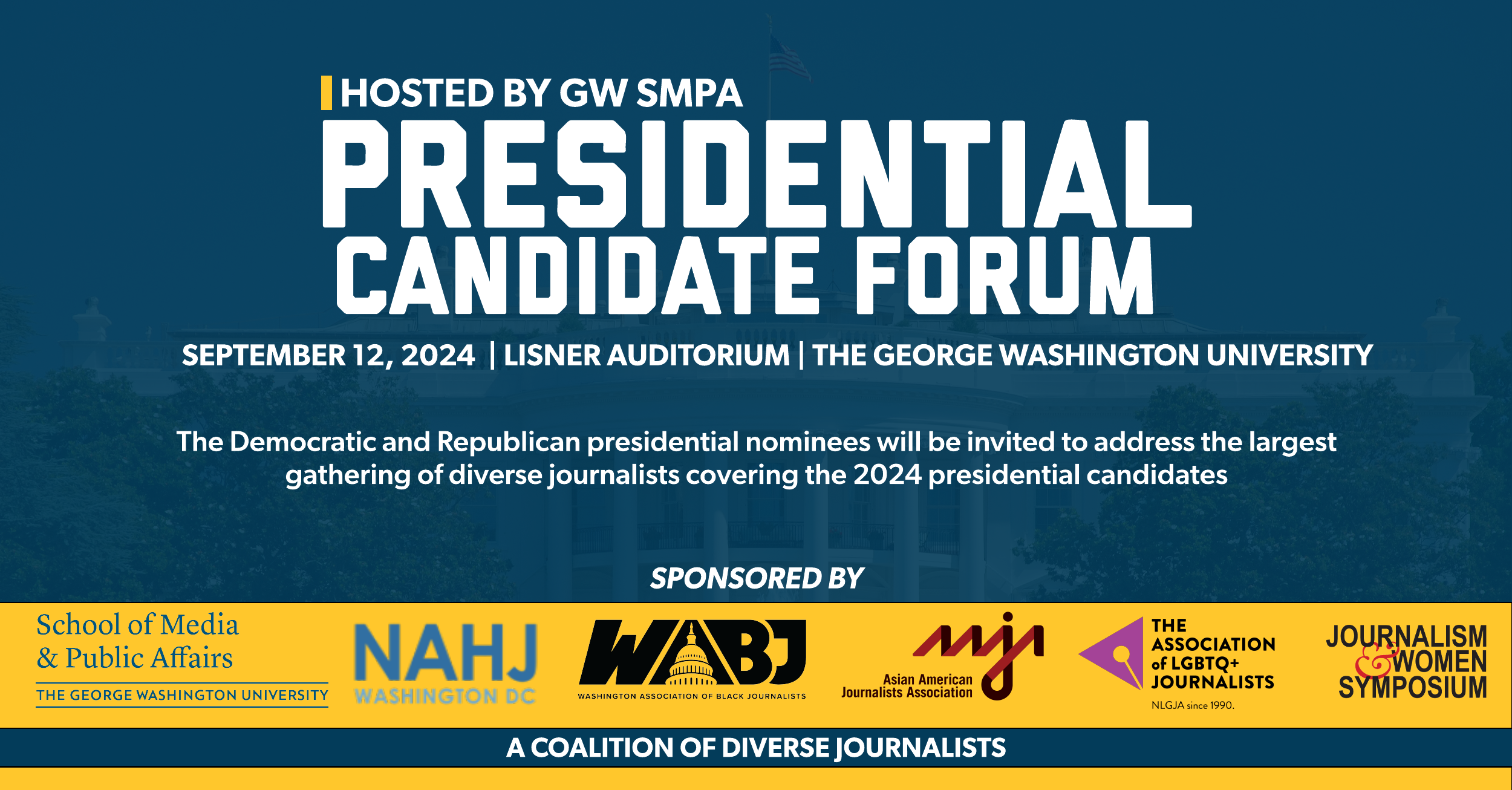 Presidential Candidate Forum Graphic