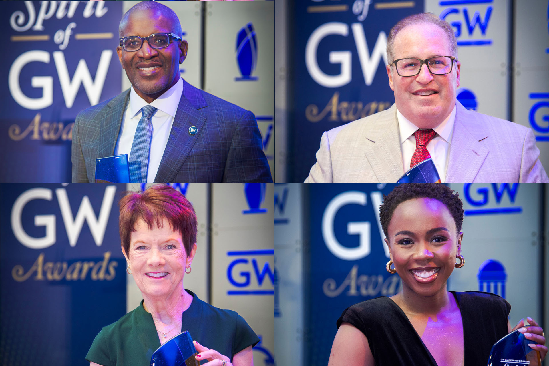 Spirit of GW Awards winners