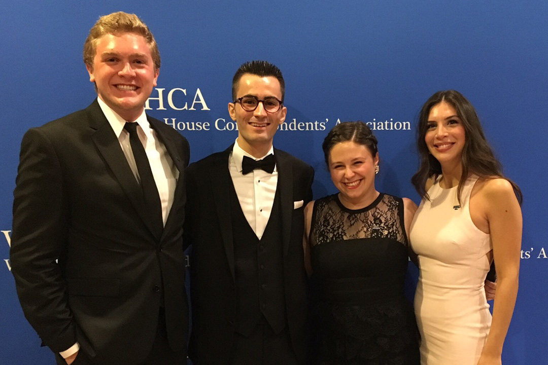 Eric Marter, Andrew Desiderio, Avery Anapol and Elissa Nunez
