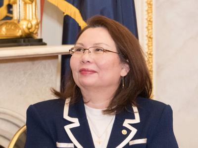 U.S. Senator Tammy Duckworth received the annual Walter Roberts Award for Congressional Leadership in Public Diplomacy at a ceremony on Capitol Hill.