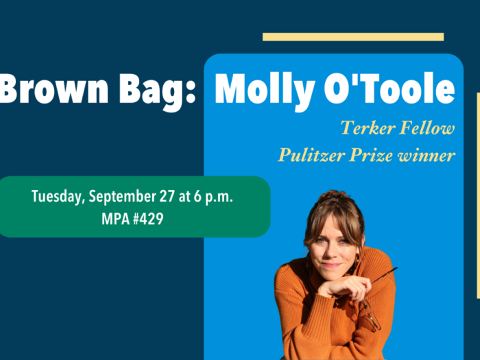 Brown Bag: Molly O'Toole