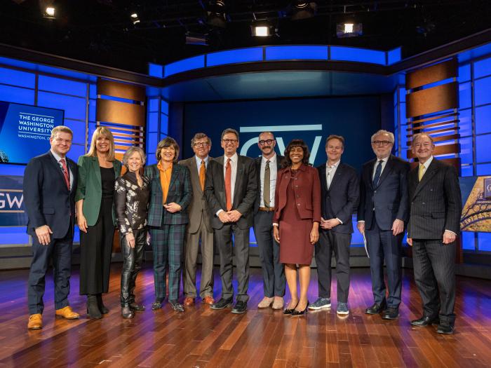 Ted Turner Event Group Photo