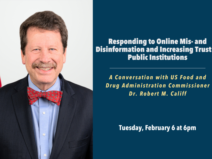 Responding to Online Mis- and Disinformation and Increasing Trust in Public Institutions