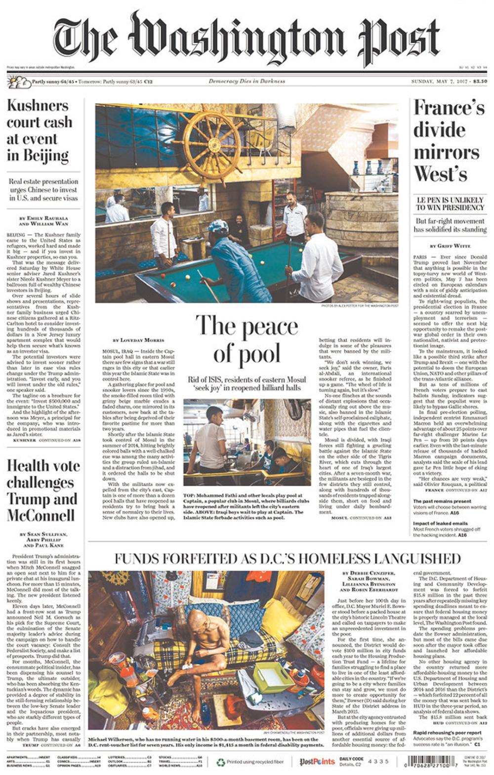 How To Make The Washington Post Front Page | School Of Media & Public